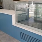 Τυροπιτάδικο καφετέρια με πάγκο corian